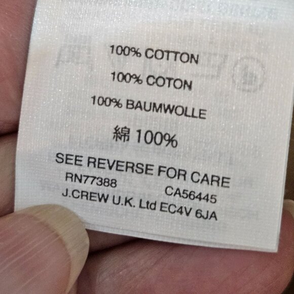 J. Crew Short Sleeve Shirt Utility Popover Size 8 Garment Dyed Cotton Poplin Kha - Picture 7 of 10